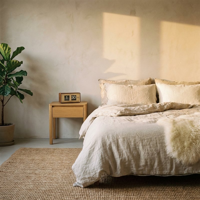 Camera da letto con orologio flip Karlsson