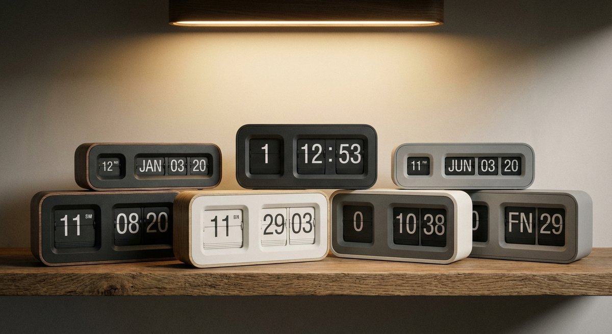 Collezione orologi flip Karlsson stile retrò